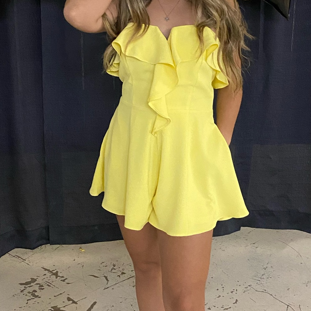 Strapless Romper